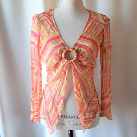 Jennifer Lopez Tops - *3/$20* JLo Jennifer Lopez Silk Top Size M